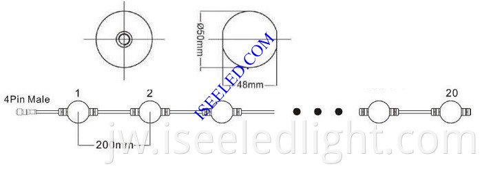 DMX512 LED Cube Ball Lights